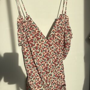 Floral Cutout Bodycon Dress